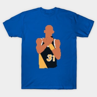 Reggie Miller Choke Sign (Pixel Art) T-Shirt